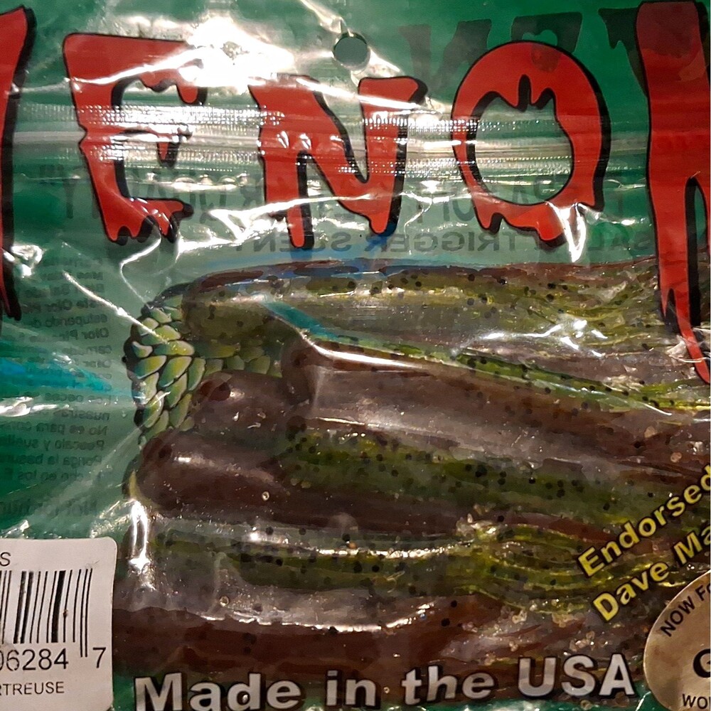 Gambler Goby Series Soft Plastic Fish Bait Green Pumpkin Chartreuse 6 pk